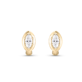 Cleo Marquise Diamond Huggies Earrings