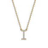 Diamond Initial Necklace