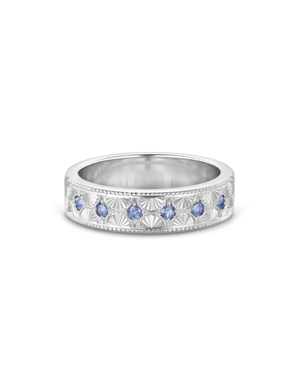 Beatrice Hand Engraved Band classajewellers