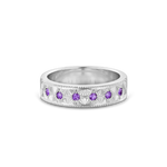 Beatrice Hand Engraved Band classajewellers