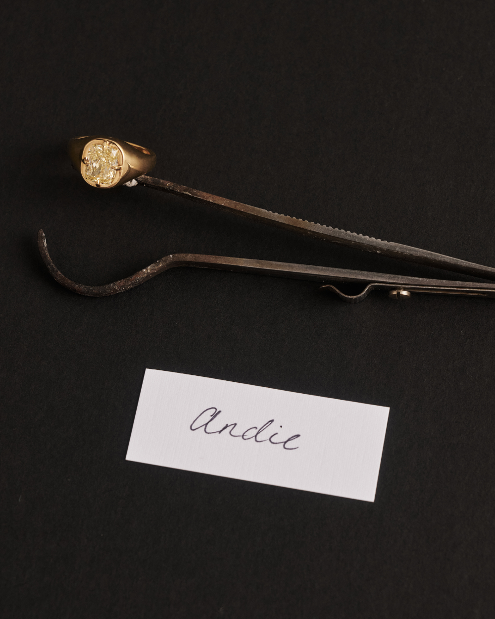 Andie Yellow Cushion Diamond Engagement Ring classajewellers