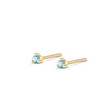 Petite Birthstone Studs
