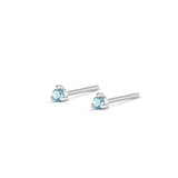 Petite Birthstone Studs