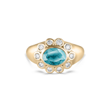 Ophelia Pinky Ring - Aquamarine