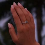 Emerald & Diamond Snowflake Ring