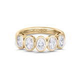 Arissa Oval Bezel Diamond Ring