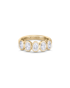 Arissa Oval Bezel Diamond Ring classajewellers