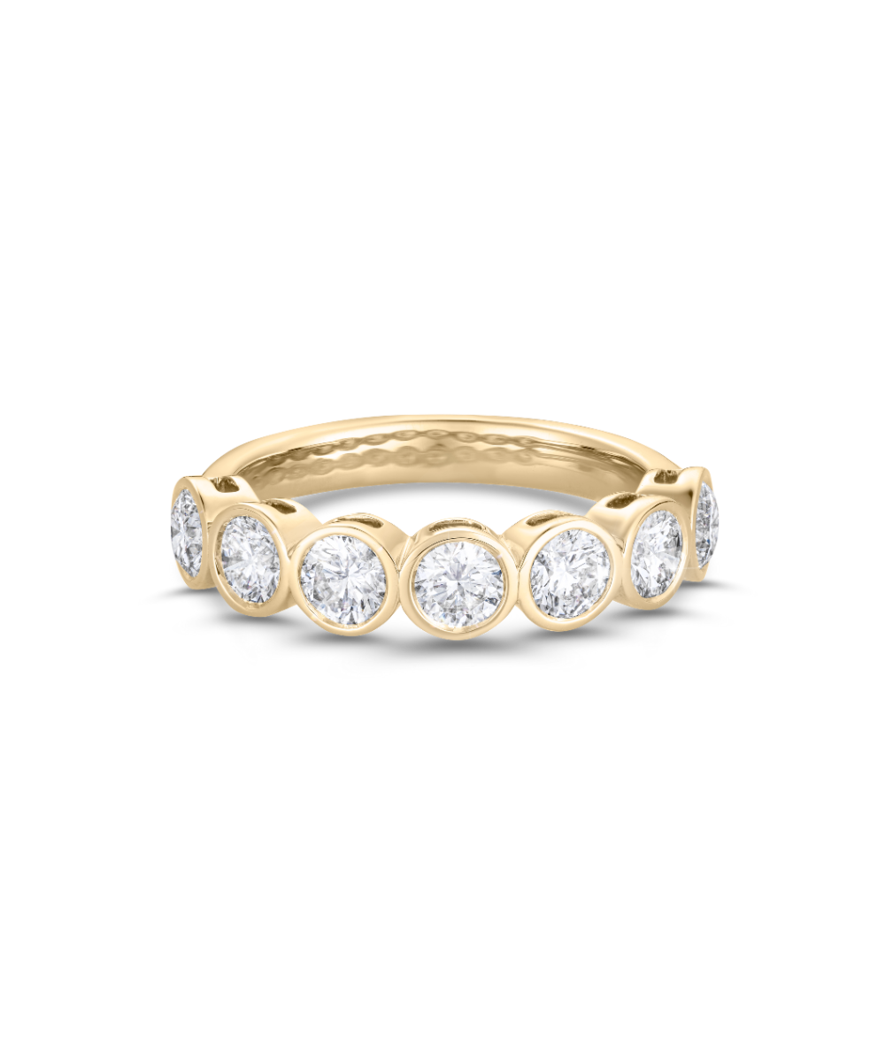 Arissa Round Bezel Diamond Ring classajewellers