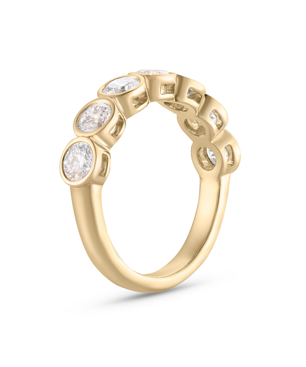 Arissa Round Bezel Diamond Ring classajewellers