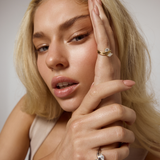 Astra Oval Pinky Ring