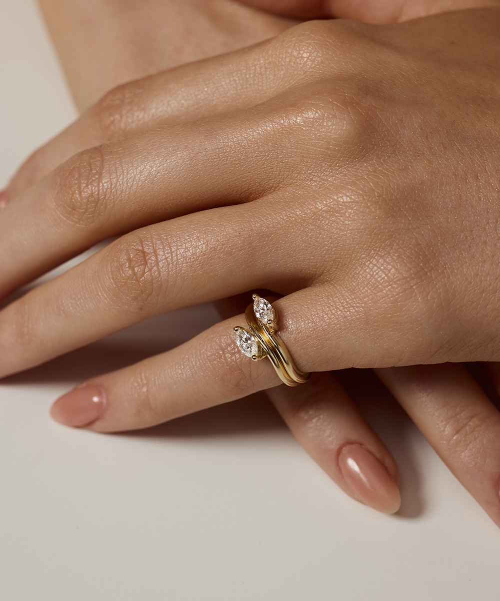 Astra Marquise Pinky Ring