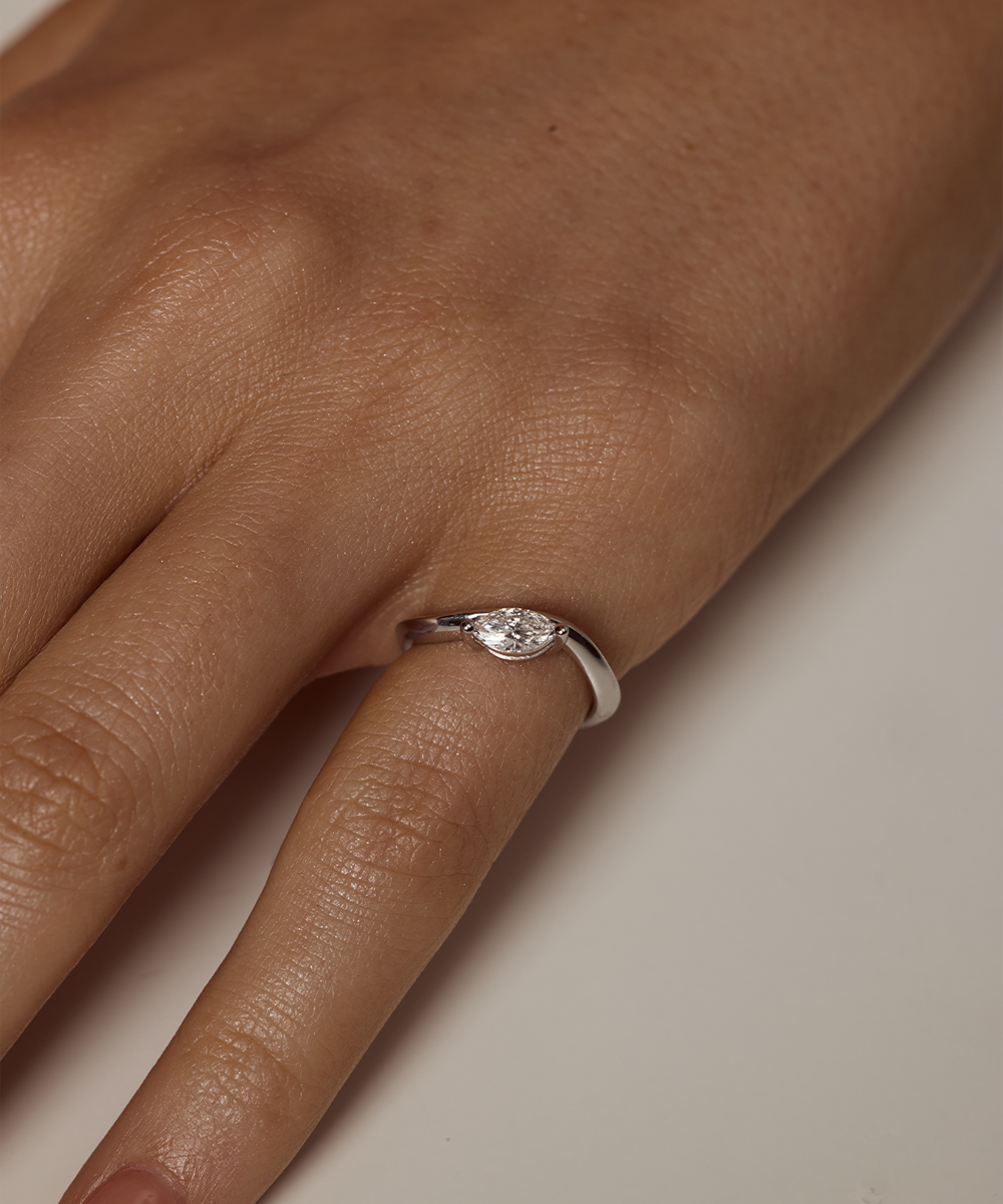 Astra Marquise Pinky Ring