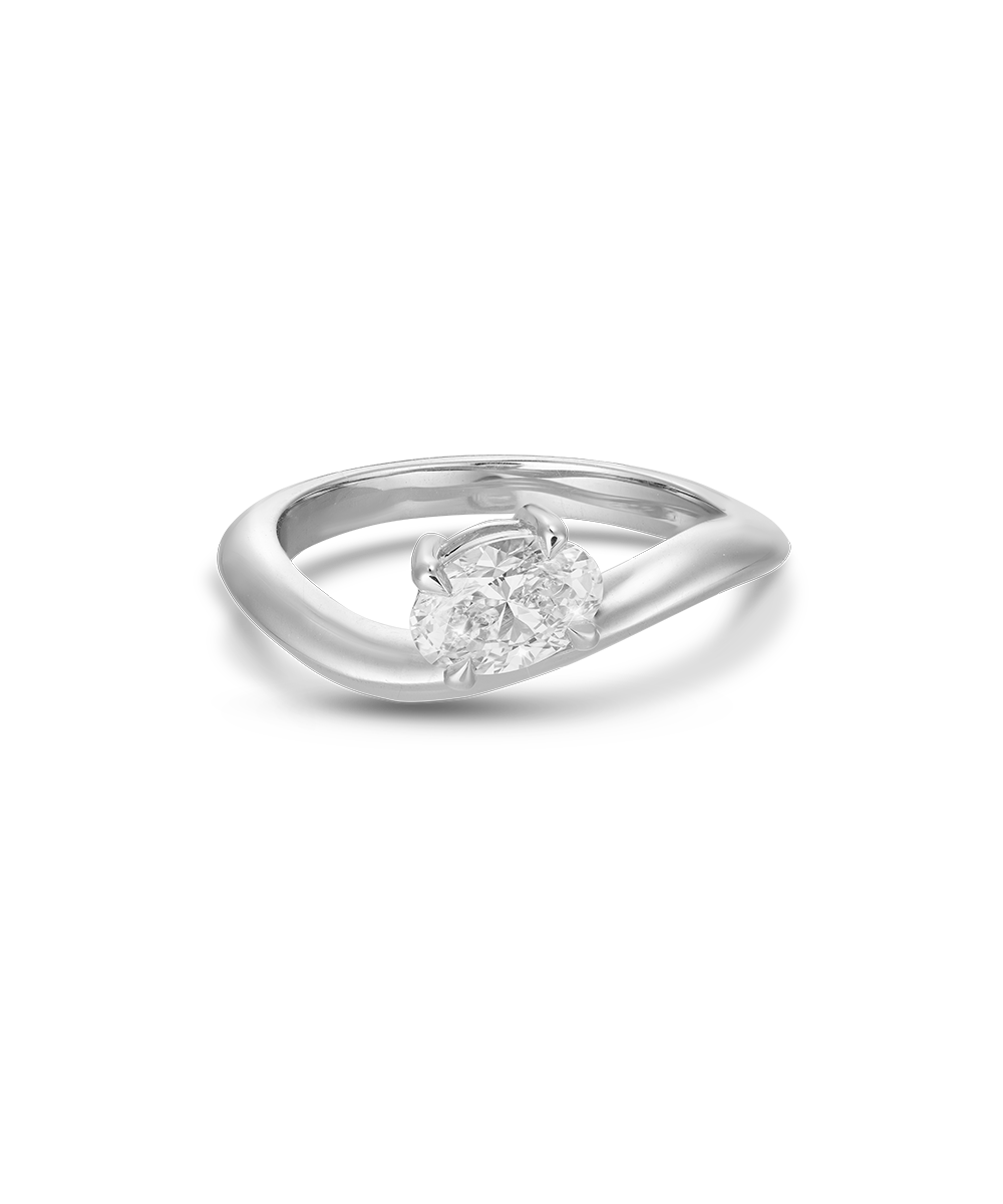 Astra Oval Pinky Ring