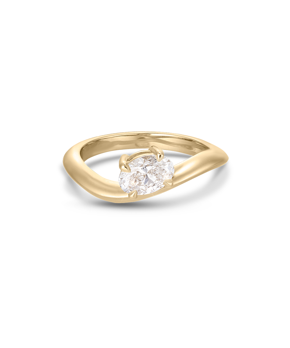 Astra Oval Pinky Ring