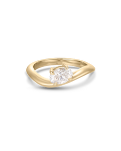 Astra Oval Pinky Ring