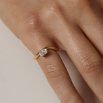 Astra Oval Pinky Ring