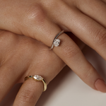 Astra Oval Pinky Ring