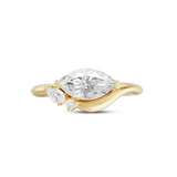 Ayla 1.10ct Eat West Marquise Diamond Ring