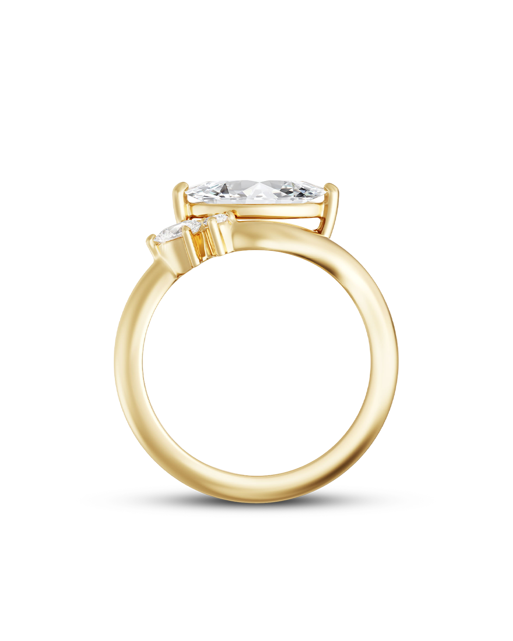 Ayla 1.10ct Eat West Marquise Diamond Ring