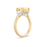 Belle Radiant Yellow Diamond Trilogy Engagement Ring