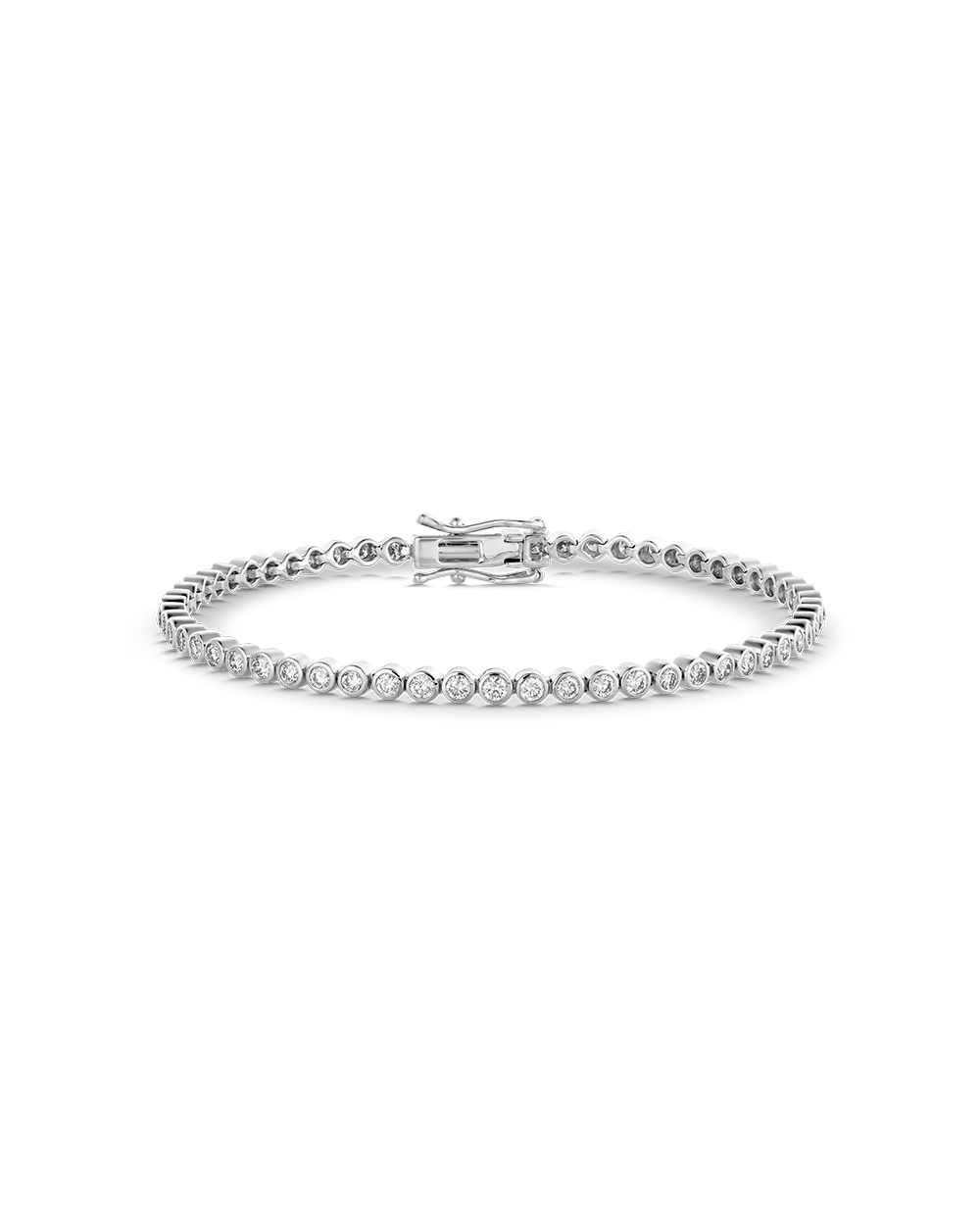 Bezel Tennis Bracelet classajewellers