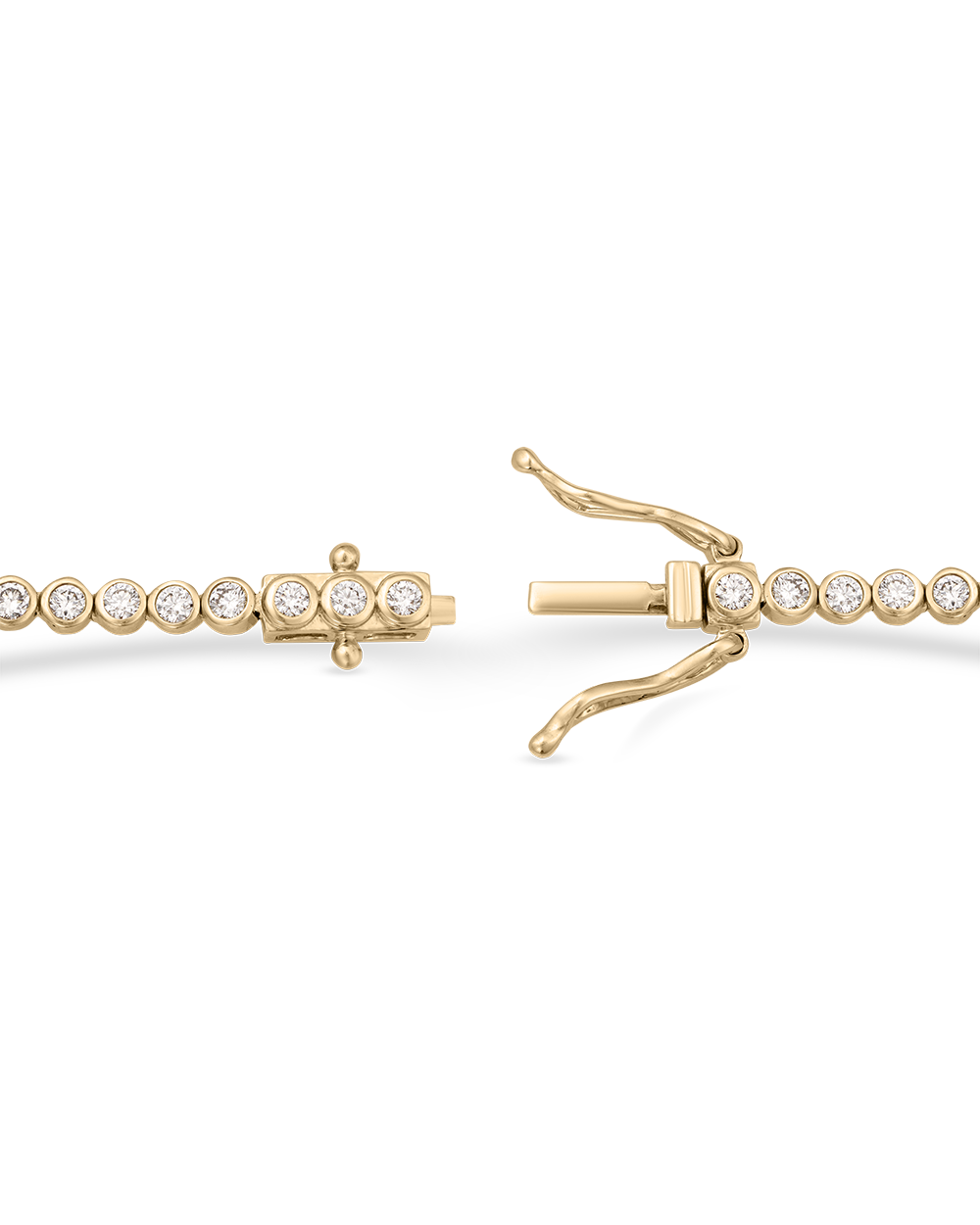 Bezel Tennis Bracelet classajewellers