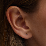 Petite Birthstone Studs classajewellers