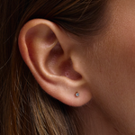 Petite Birthstone Studs classajewellers