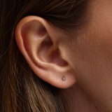 Petite Birthstone Studs classajewellers