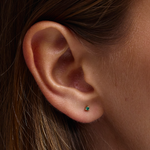 Petite Birthstone Studs classajewellers