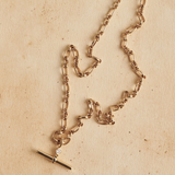 Birthstone T-Bar Pendant - Yellow Gold