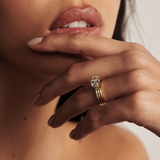 Blair Triple Band East West Oval Engagement Ring classajewellers