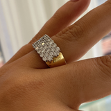 Bold Diamond Band - Two Tone