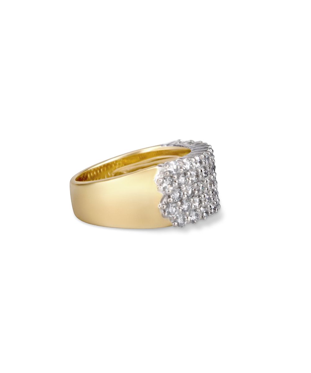 Bold Diamond Band - Two Tone