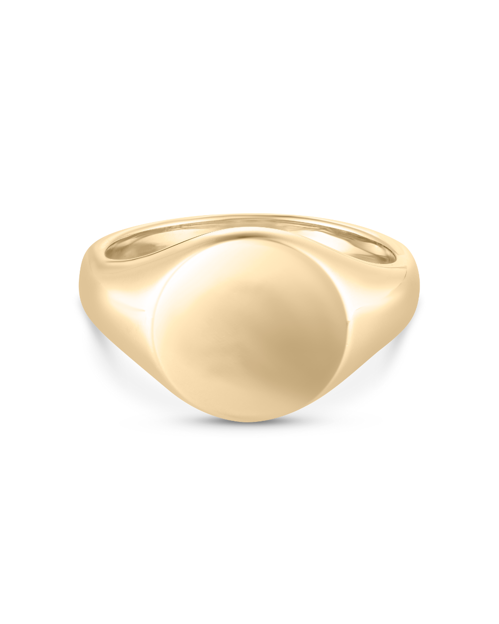 Bold Round Signet Ring