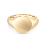 Bold Round Signet Ring