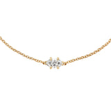 Marquise Solitaire Diamond Bracelet