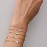 Round Solitaire Diamond Bracelet