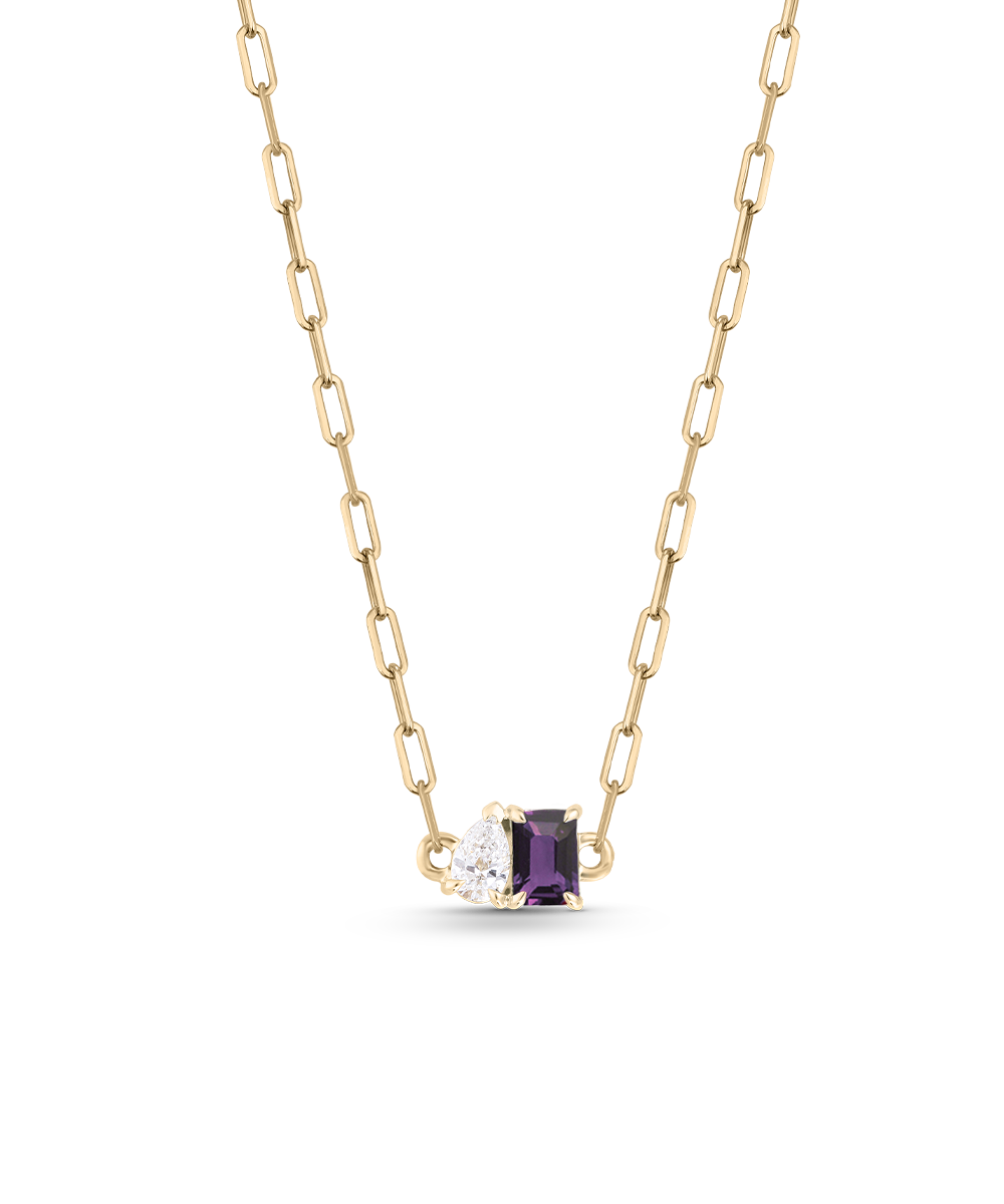 Bridget Small Toi et Moi Necklace