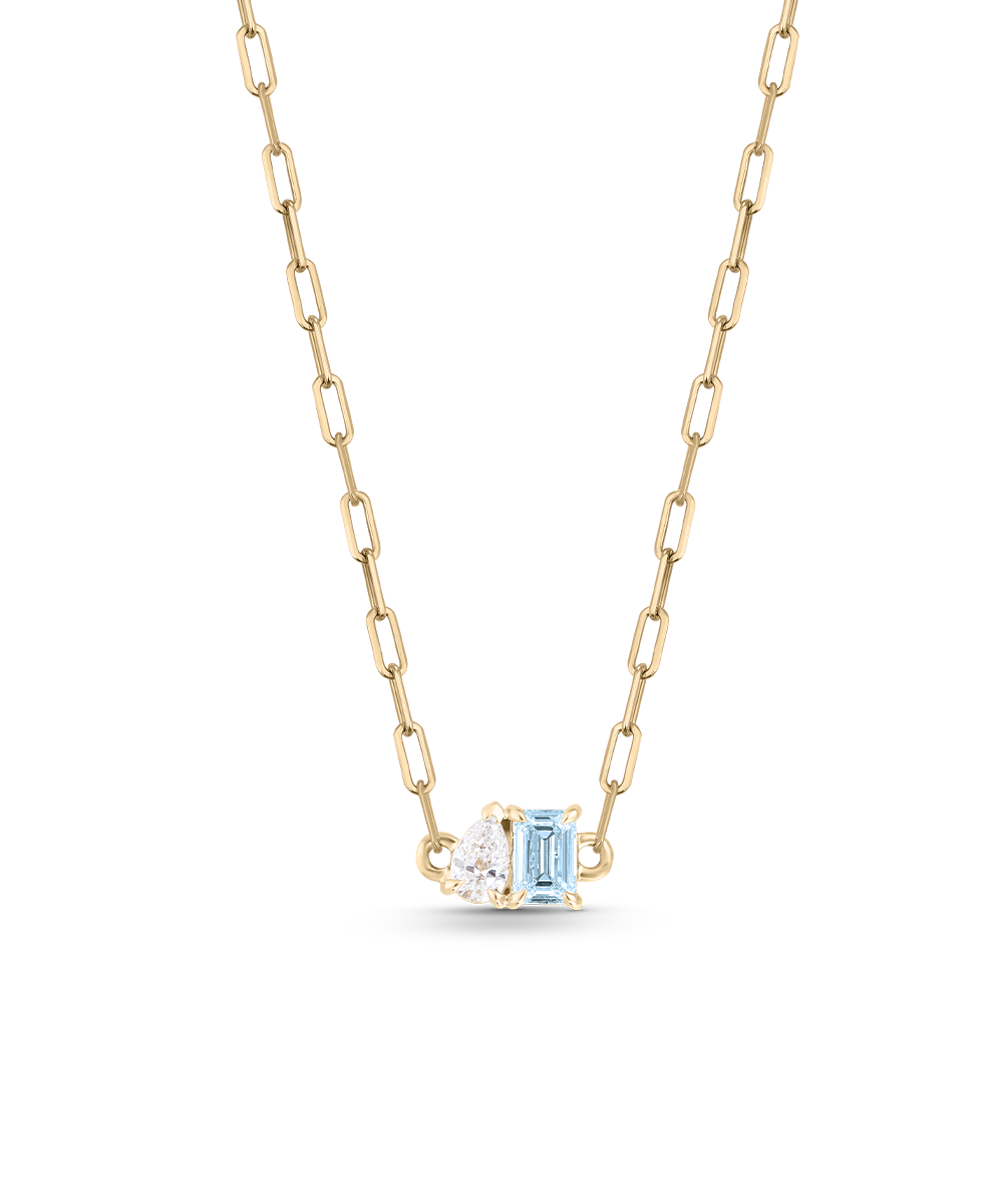 Bridget Small Toi et Moi Necklace