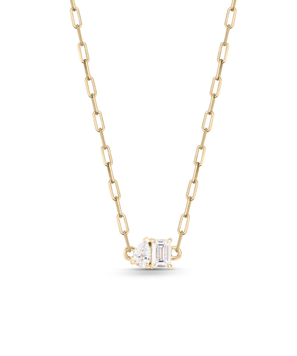 Bridget Small Toi et Moi Necklace