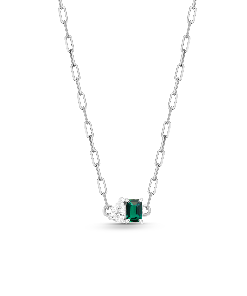 Bridget Small Toi et Moi Necklace
