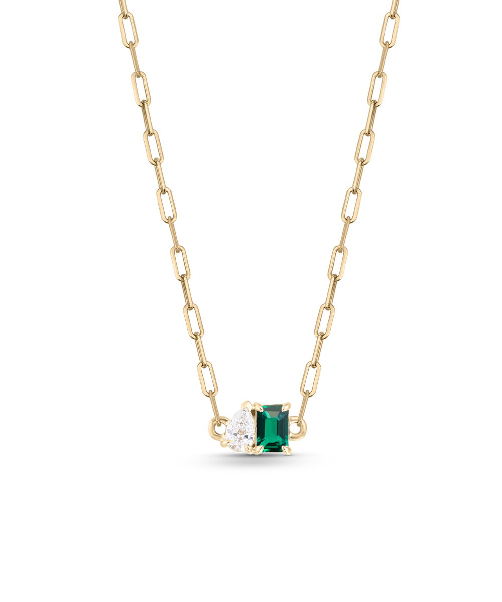 Bridget Small Toi et Moi Necklace