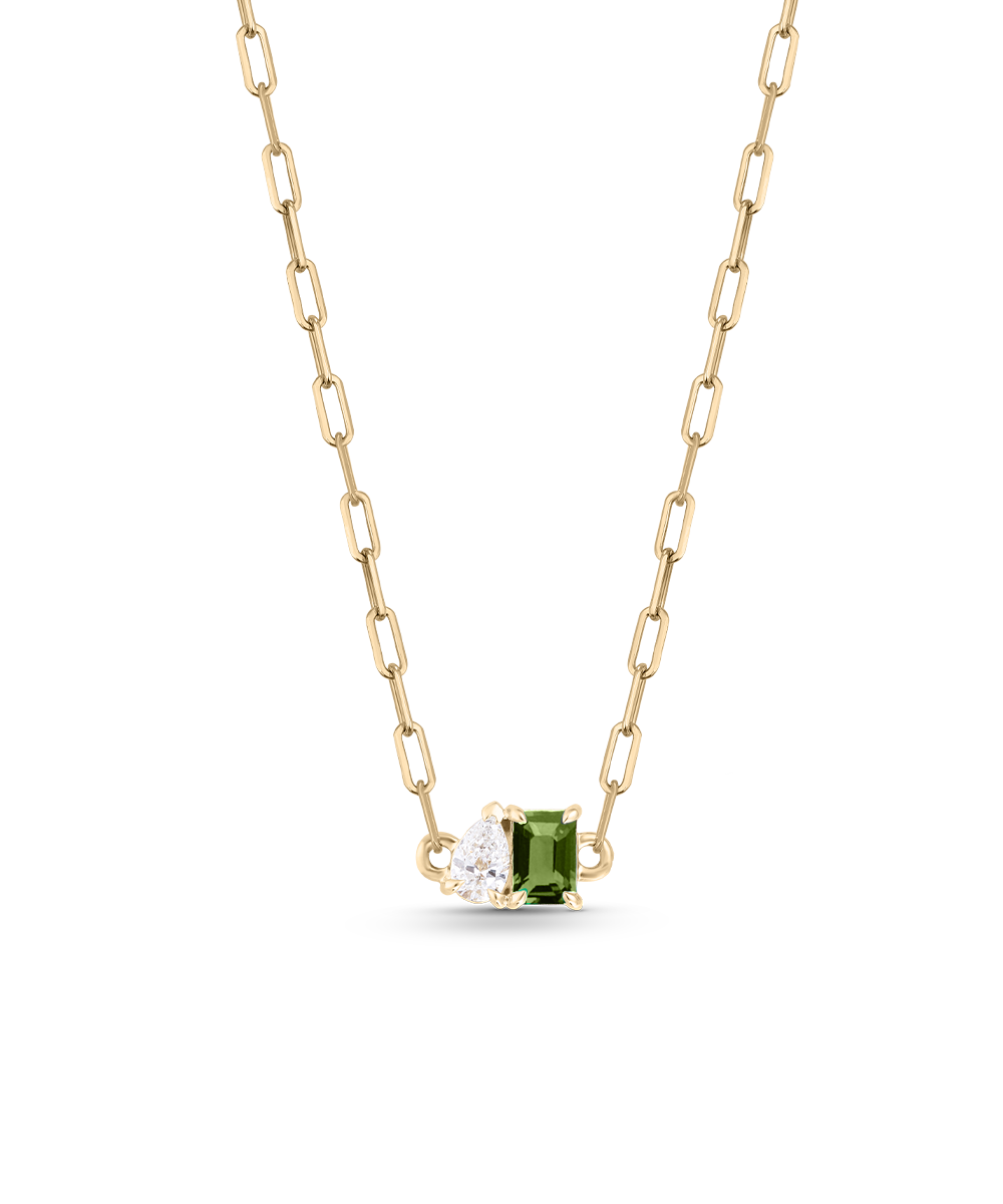 Bridget Small Toi et Moi Necklace