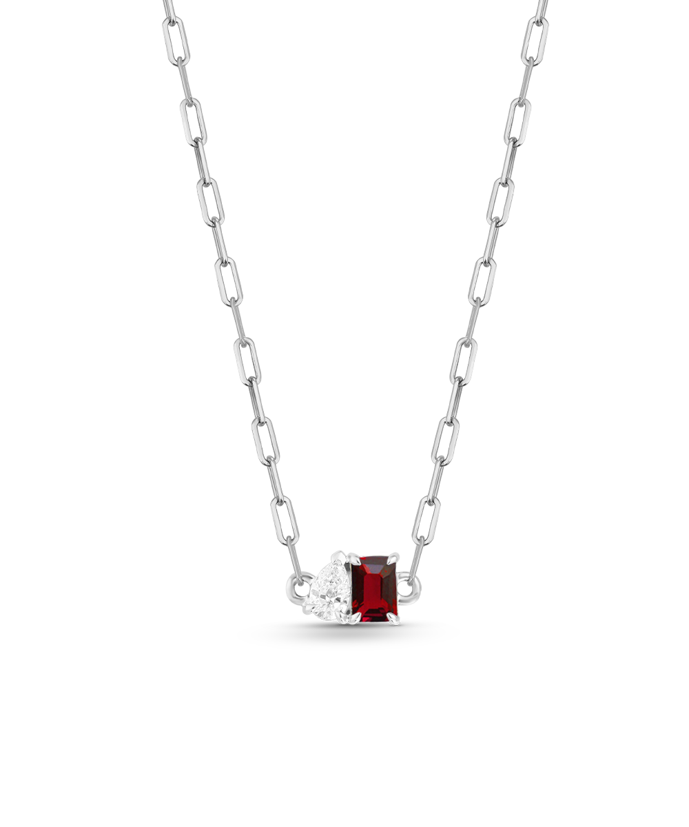 Bridget Small Toi et Moi Necklace
