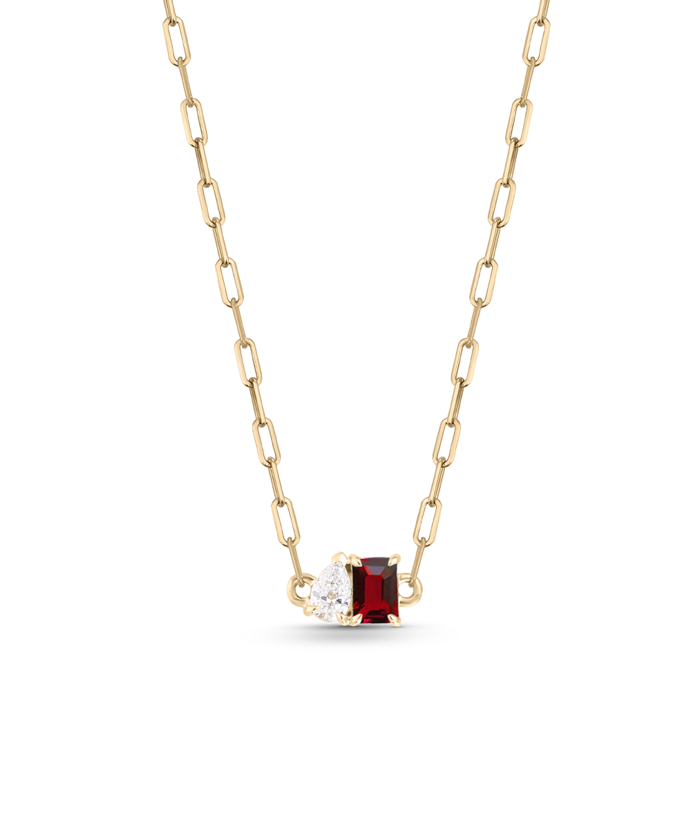 Bridget Small Toi et Moi Necklace