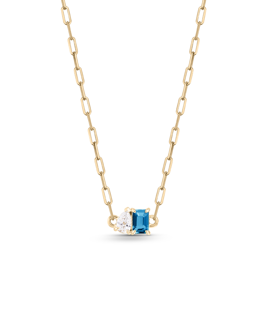 Bridget Small Toi et Moi Necklace