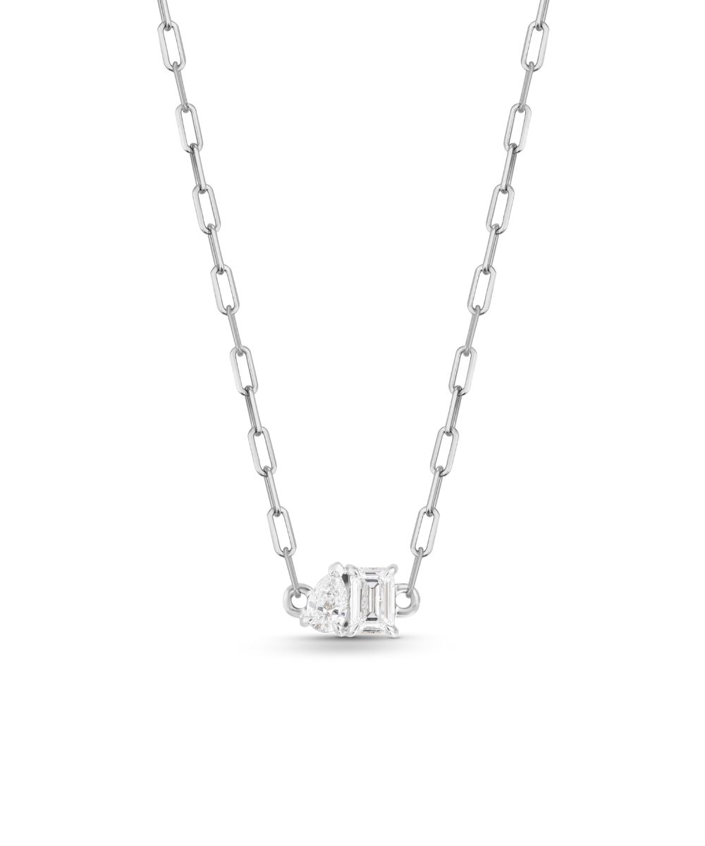Bridget Small Toi et Moi Necklace