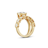 Clara 1.57ct East West Oval Diamond Ring
