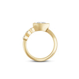 Soraya 1.31ct East West Pear Diamond Ring